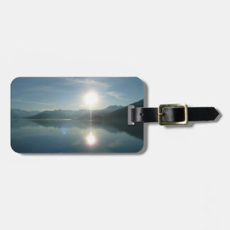 Sunrise over College Fjord Alaska Photography Luggage Tag