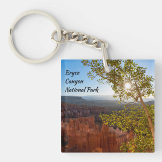 Sunrise over Hoodoos at Bryce Canyon National Park Key Ring