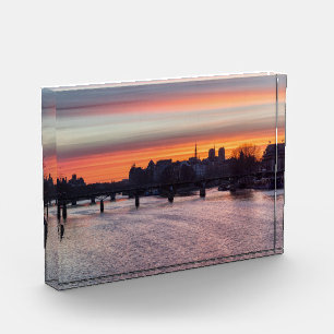 Sunrise over Ile de la Cite and Notre Dame - Paris Photo Block