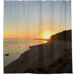 Sunrise Over Long Island Sound Shower Curtain