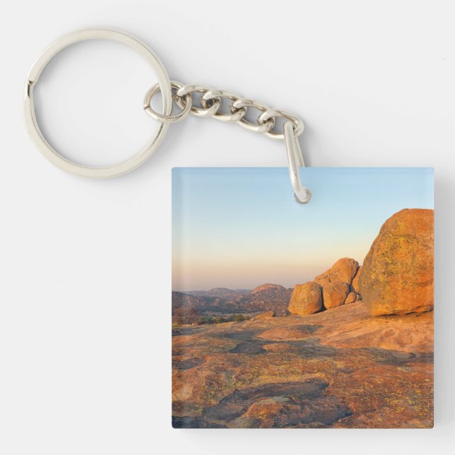 Sunrise over Matobo Hills Key Ring (Front)