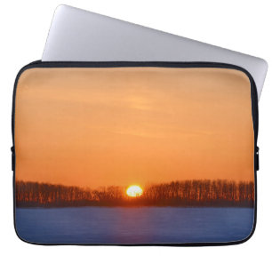 Sunrise Over Prairie Manitoba, Canada Laptop Sleeve