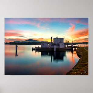 Sunrise over PS Enterprise Poster