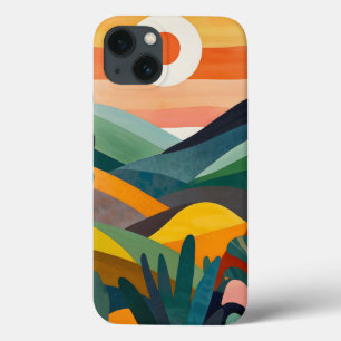 Sunrise Over Rolling Hills iPhone 13 Case