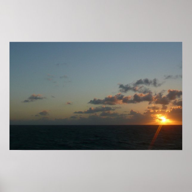 Sunrise over San Juan I Puerto Rico Poster (Front)