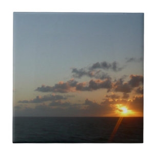 Sunrise over San Juan I Puerto Rico Tile
