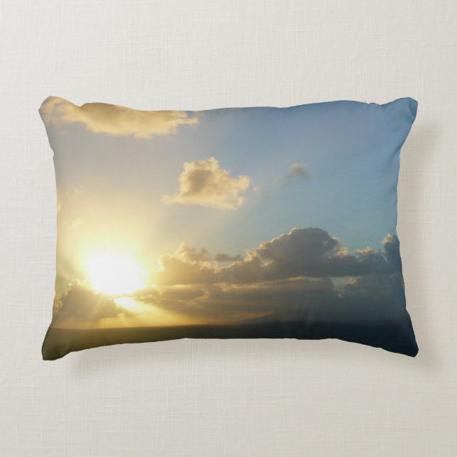Sunrise over San Juan II Puerto Rico Decorative Cushion (Front)