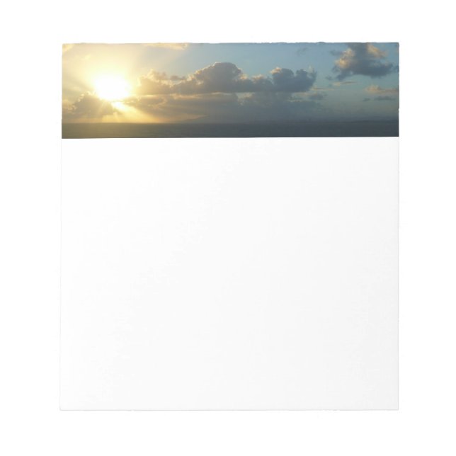 Sunrise over San Juan II Puerto Rico Notepad (Front)