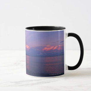 Sunrise over sea mug