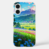 Sunrise Over Spring Valley – Anime Landscape