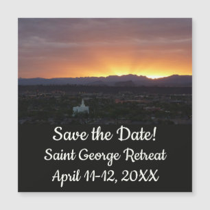 Sunrise over St. George Utah Landscape