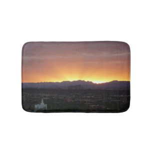 Sunrise over St. George Utah Landscape Bath Mat