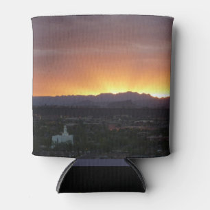 Sunrise over St. George Utah Landscape Can Cooler