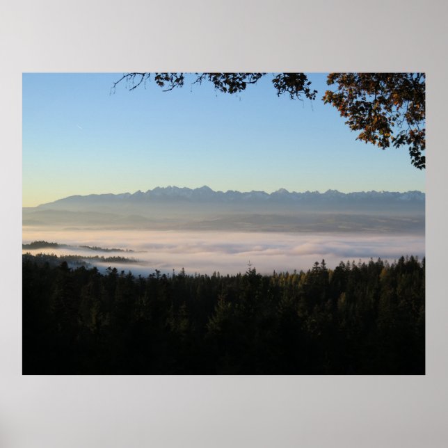 Sunrise over Tatras Poster (Front)