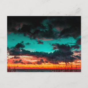 Sunrise Over the Atlantic, Fort Pierce, Florida Postcard
