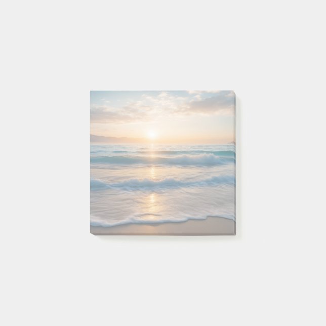 Sunrise Over The Beach Post-it Notes (Front)