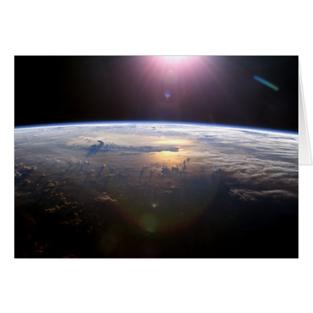 Sunrise over the Earth (Front Horizontal)