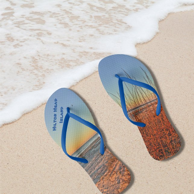 Sunrise Over The Surf! Hilton Head Island, SC Jandals (Creator Uploaded)