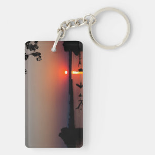Sunrise over the Zambesi River Key Ring