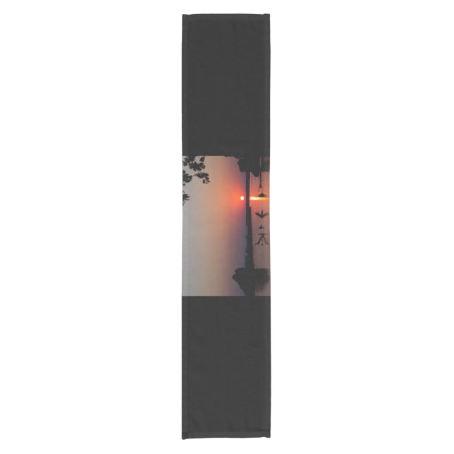 Sunrise over the Zambesi River Short Table Runner (Front)