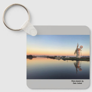 Sunrise over Thurne Key Ring