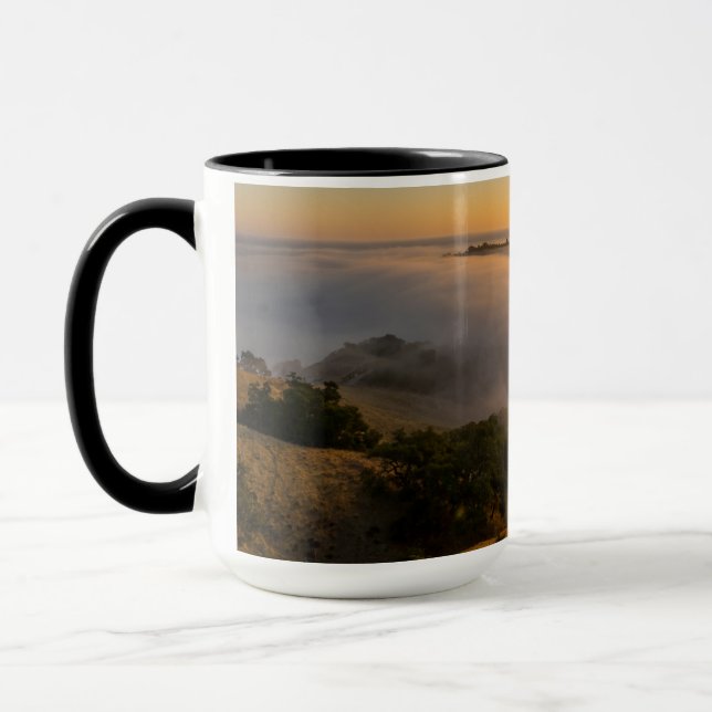 Sunrise Over Valley Fog Mug (Left)