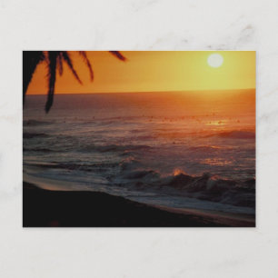 Sunrise Over Water Postcard