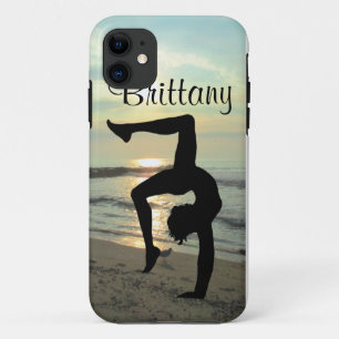 SUNRISE PERSONALIZED GYMNASTICS IPHONE CASE