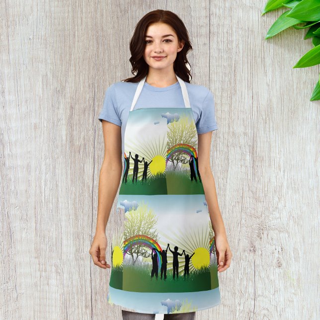Sunrise Rainbow Children Apron (Creator Uploaded)