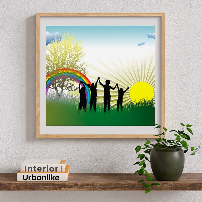Sunrise Rainbow Children Poster (Creator Uploaded)