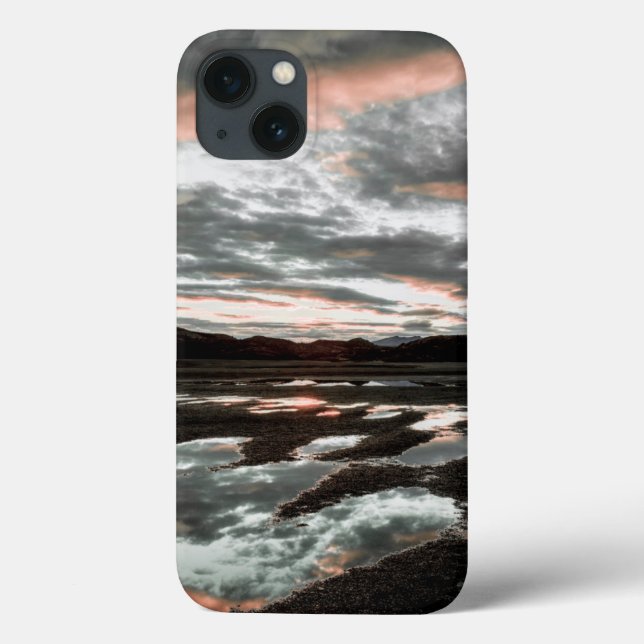 Sunrise reflections at Lago Gray. Torres del Case-Mate iPhone Case (Back)
