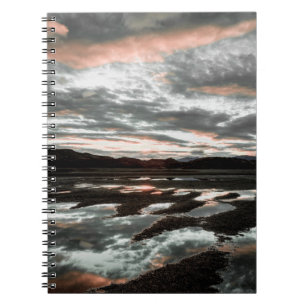 Sunrise reflections at Lago Grey. Torres del Spiral Notebook