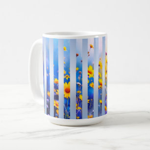 Sunrise Reflections Stripes Coffee Mug