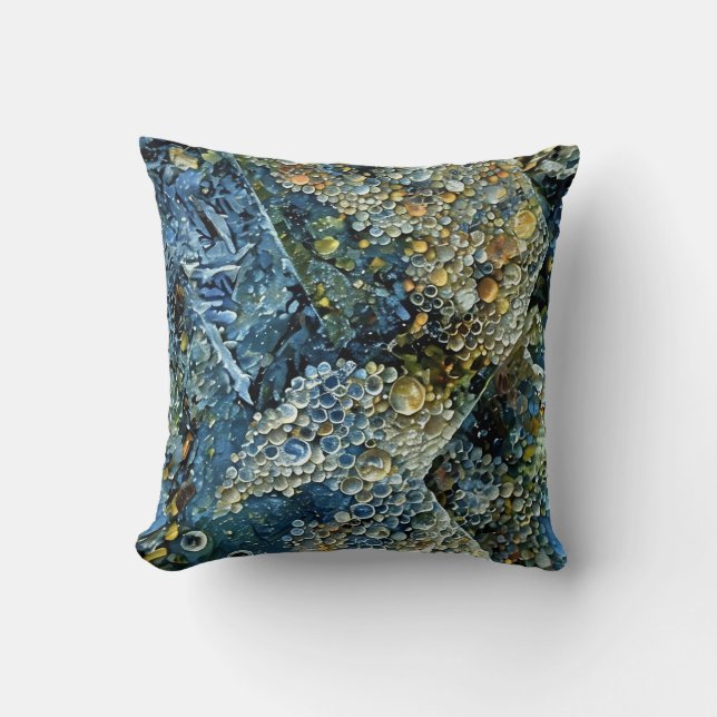Sunrise Revelation Abstract Art Cushion (Front)