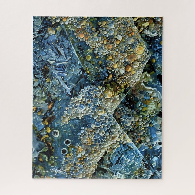 Sunrise Revelation Abstract Art Jigsaw Puzzle (Vertical)