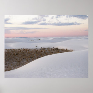 Sunrise Sand Dunes of White Sands, New Mexico Poster