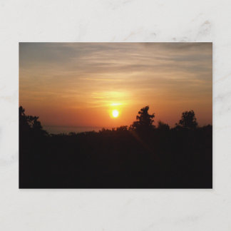 sunrise @ senaru postcard