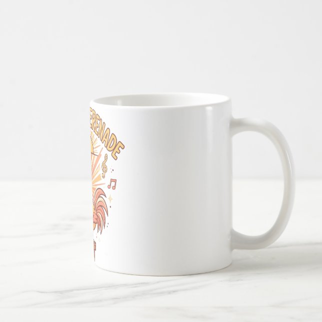 Sunrise Serenade Funny Chicken Mug (Right)