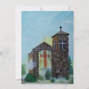 Sunrise Service At St. Joseph's Mission Holiday Card
