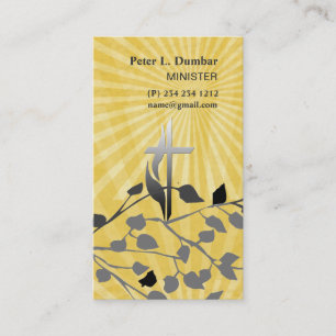 Sunrise Spiritual Christian Cross Easter Business Card