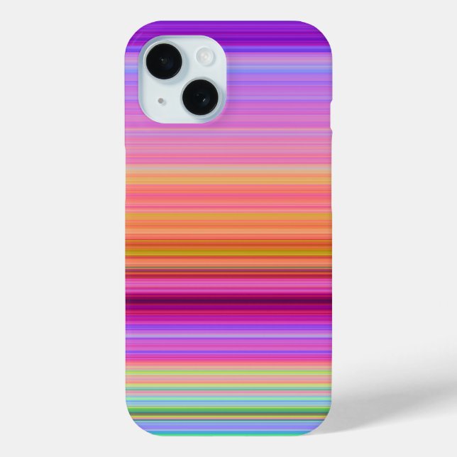 Sunrise Stripes Case-Mate iPhone Case (Back)