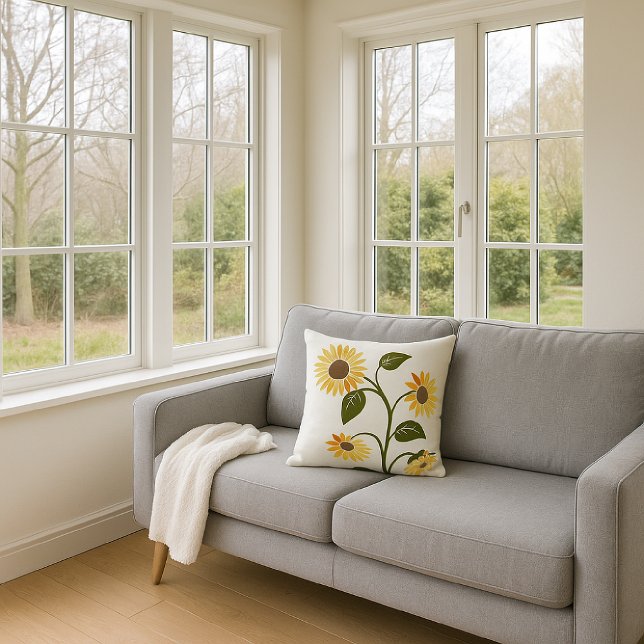 Sunrise Sunflower Cushion (Creator Uploaded)