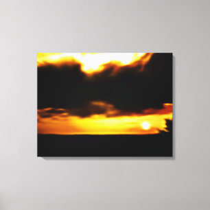 Sunrise / Sunset Blur Wrapped Canvas