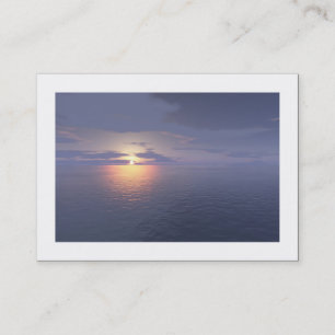 Sunrise/Sunset (Bordered) Business Card