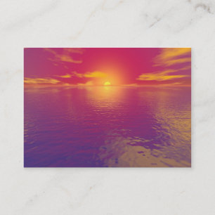 Sunrise Sunset Business Card