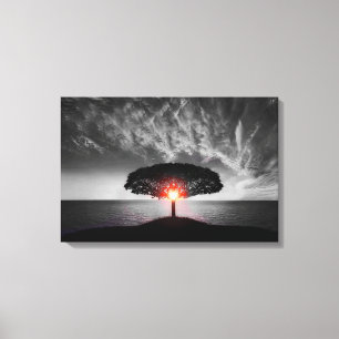 Sunrise Sunset: Colour Splash Canvas Print