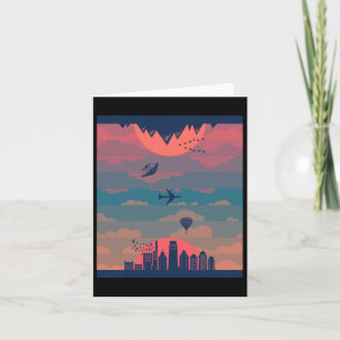 Sunrise Sunset Cycle Of Day And Night Earth 360  Card