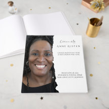 Sunrise & Sunset Foil Funeral Guest Book – 100 Pgs