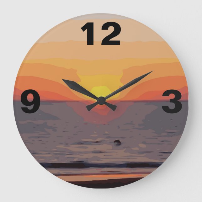 SUNRISE-SUNSET LARGE CLOCK (Front)