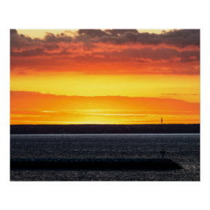 Sunrise & Sunset Poster
